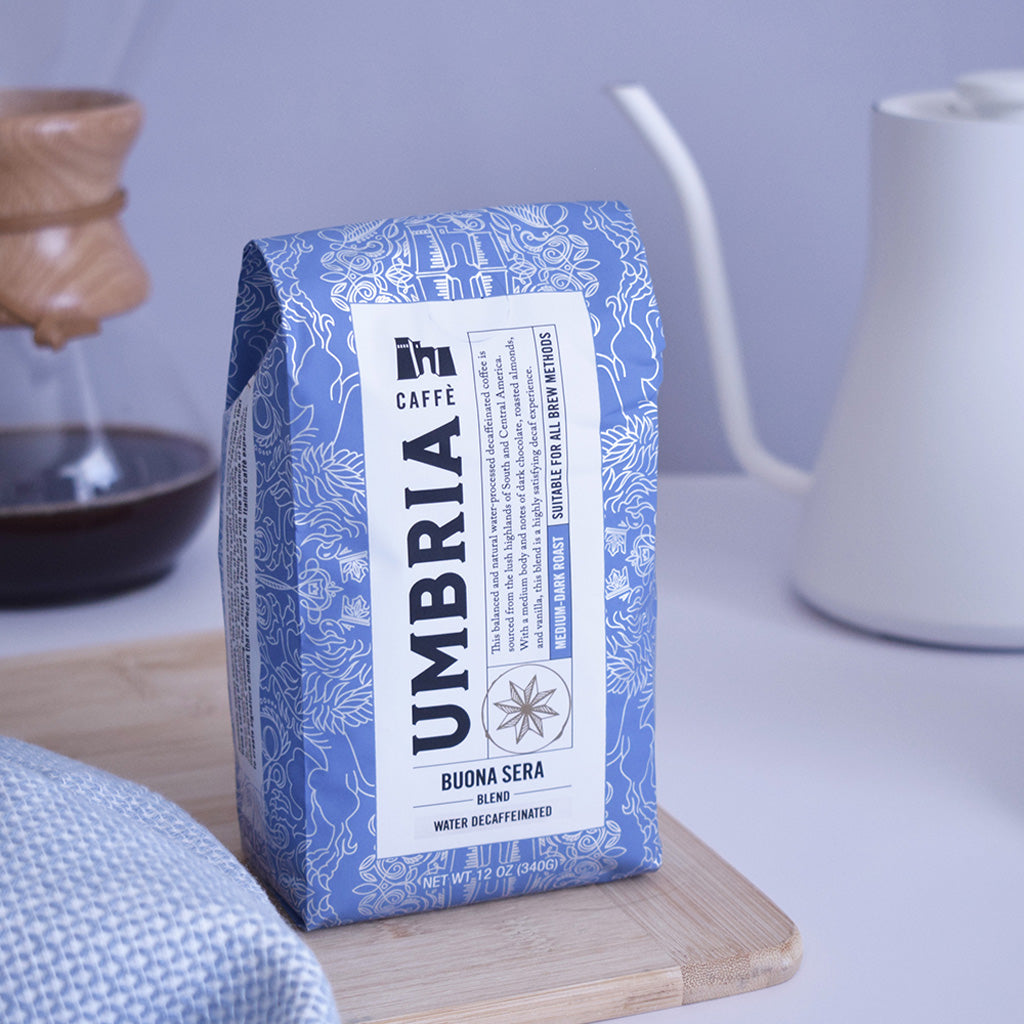 Buona Sera Blend - Water Process Decaffeinated - Medium Dark Roast