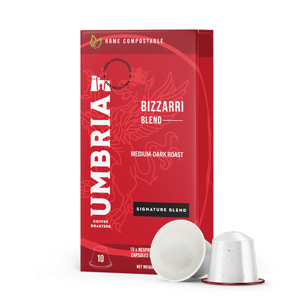 Nespresso Compatible Capsules, Bizzarri Blend, Pack of 10 or Case of 200